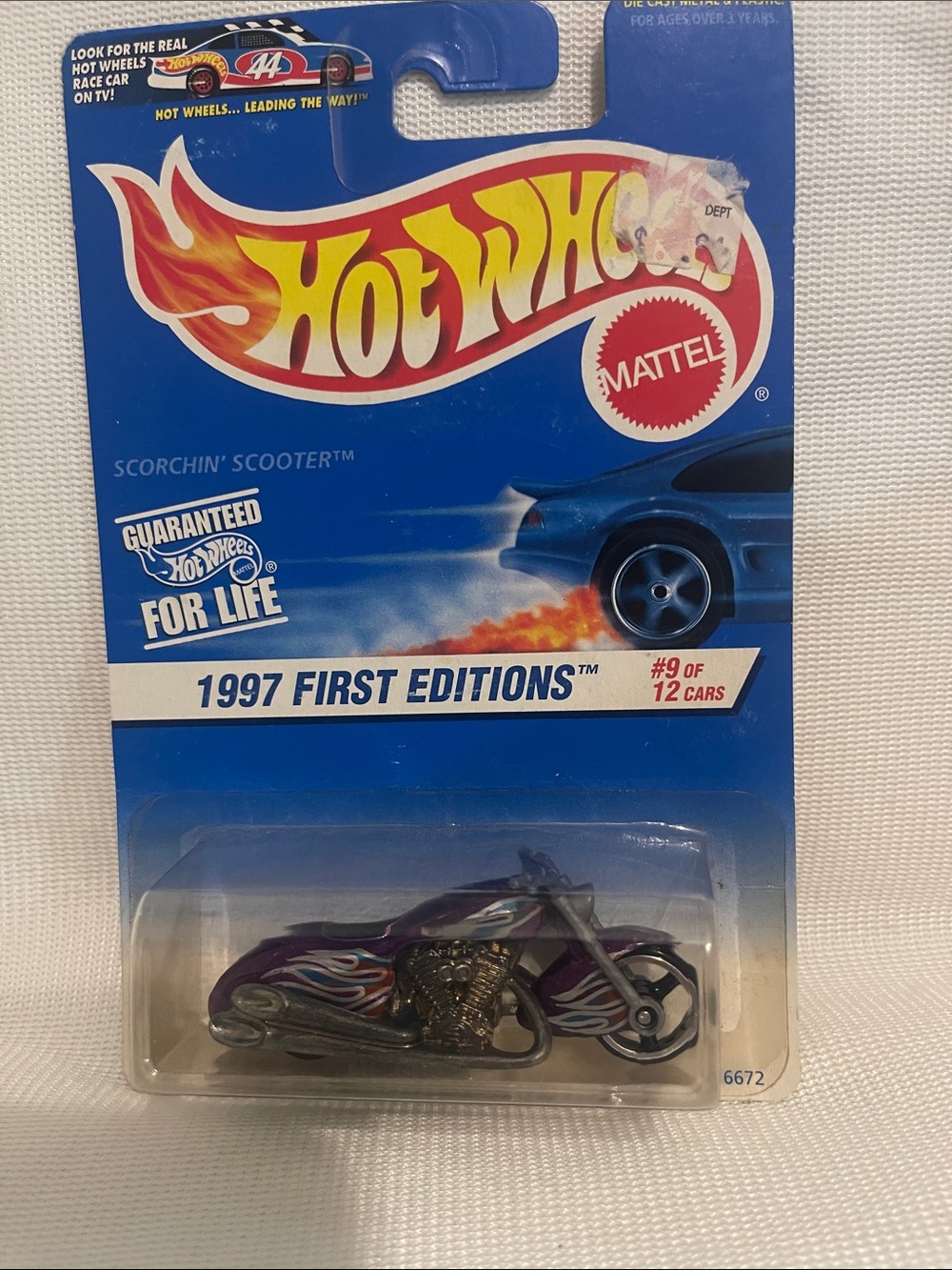 Hot Wheels Scorchin' Scooter 1997 First Editions - Purple - Picture 1 of 7